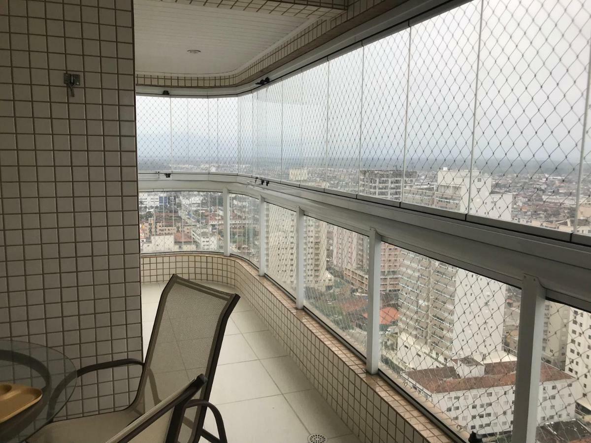 Apto Com Vista Para O Mar, 2 Vagas De Garagem E Churrasqueira Na Varanda Praia Grande  Zewnętrze zdjęcie
