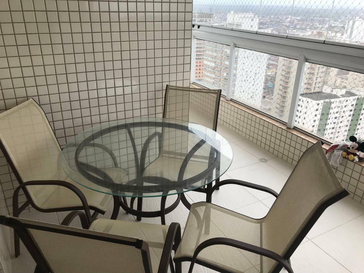 Apto Com Vista Para O Mar, 2 Vagas De Garagem E Churrasqueira Na Varanda Praia Grande  Zewnętrze zdjęcie