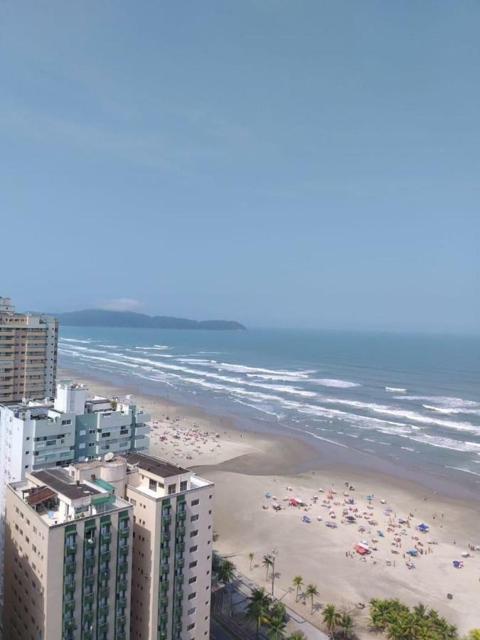 Apto Com Vista Para O Mar, 2 Vagas De Garagem E Churrasqueira Na Varanda Praia Grande  Zewnętrze zdjęcie