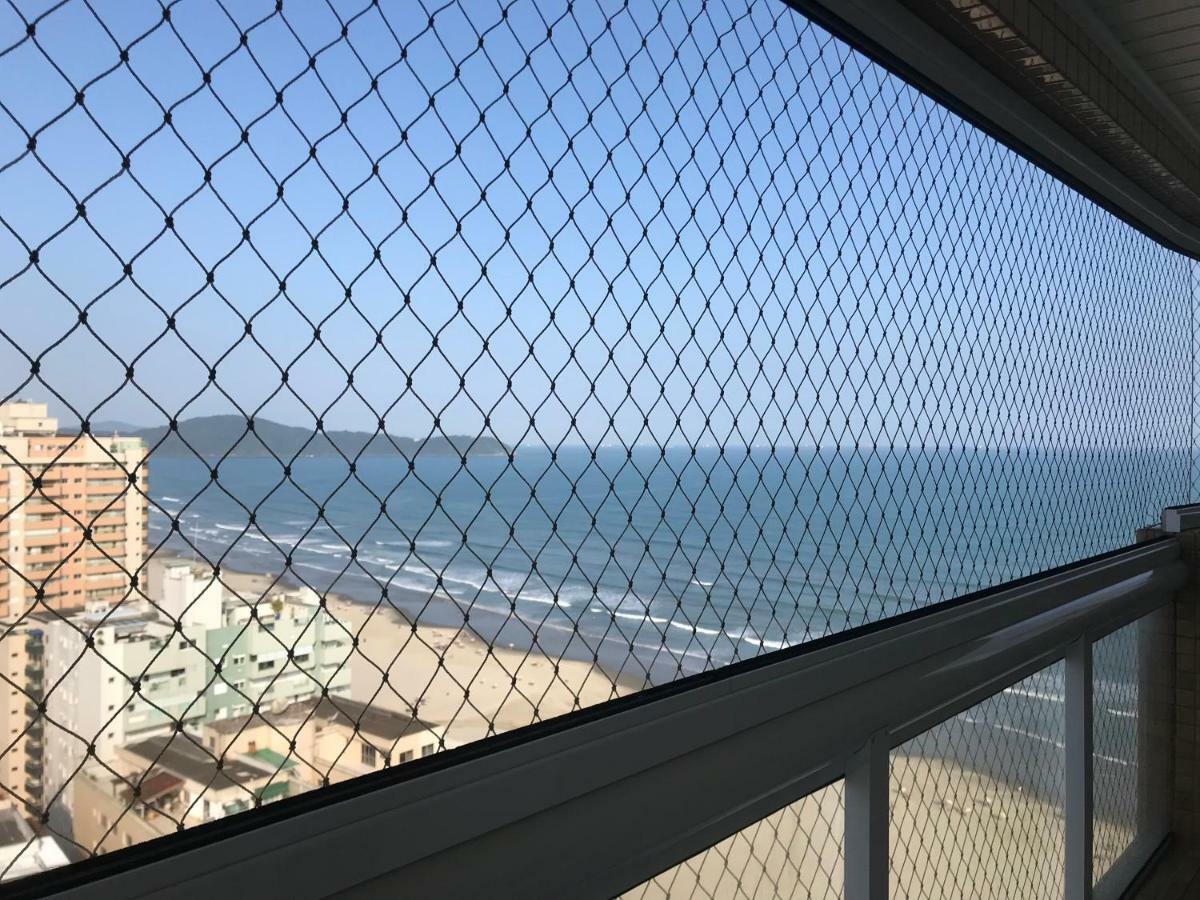 Apto Com Vista Para O Mar, 2 Vagas De Garagem E Churrasqueira Na Varanda Praia Grande  Zewnętrze zdjęcie