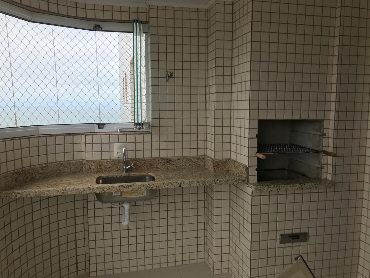 Apto Com Vista Para O Mar, 2 Vagas De Garagem E Churrasqueira Na Varanda Praia Grande  Zewnętrze zdjęcie
